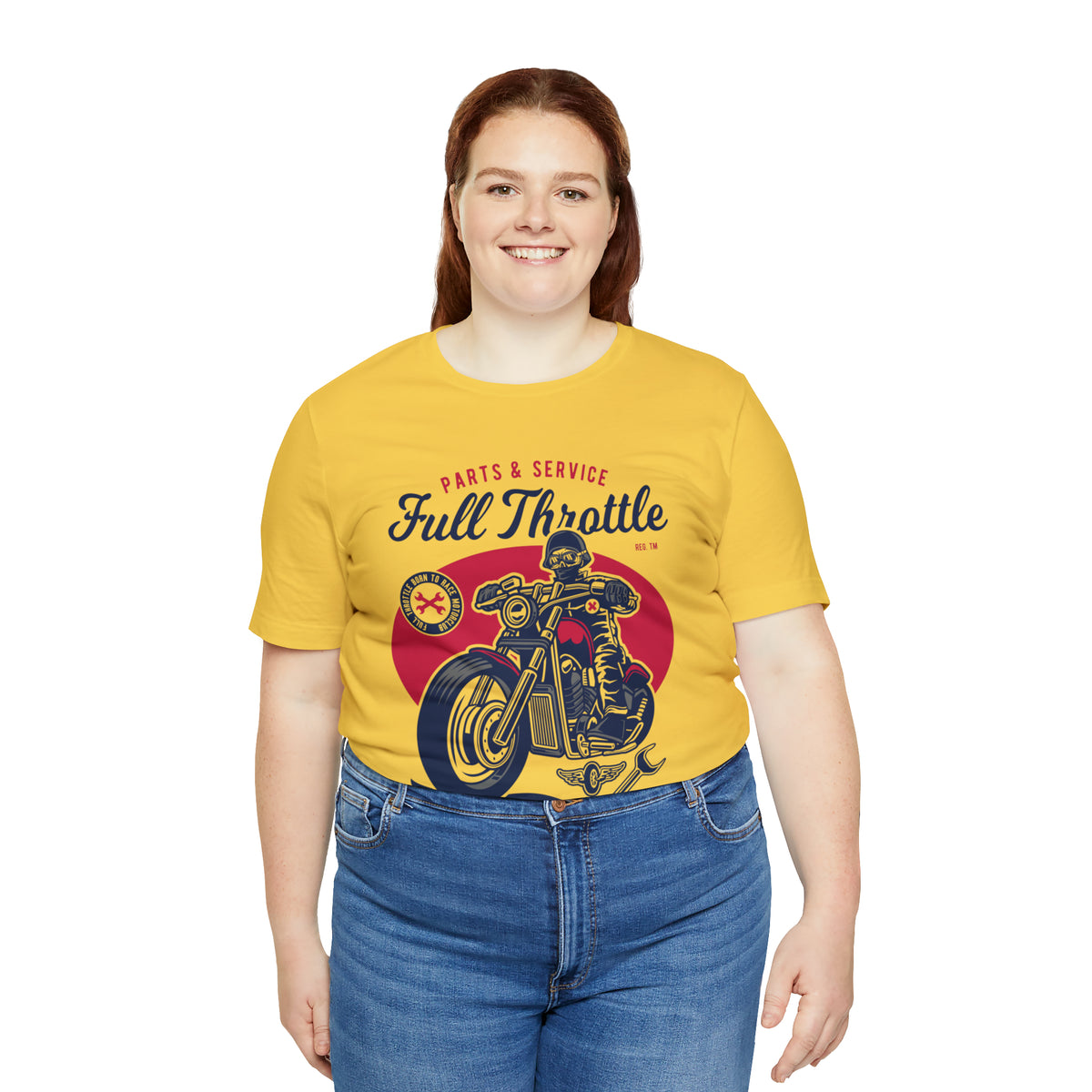 FULL THROTTLE Parts & Service - Unisex Jersey Short Sleeve Tee