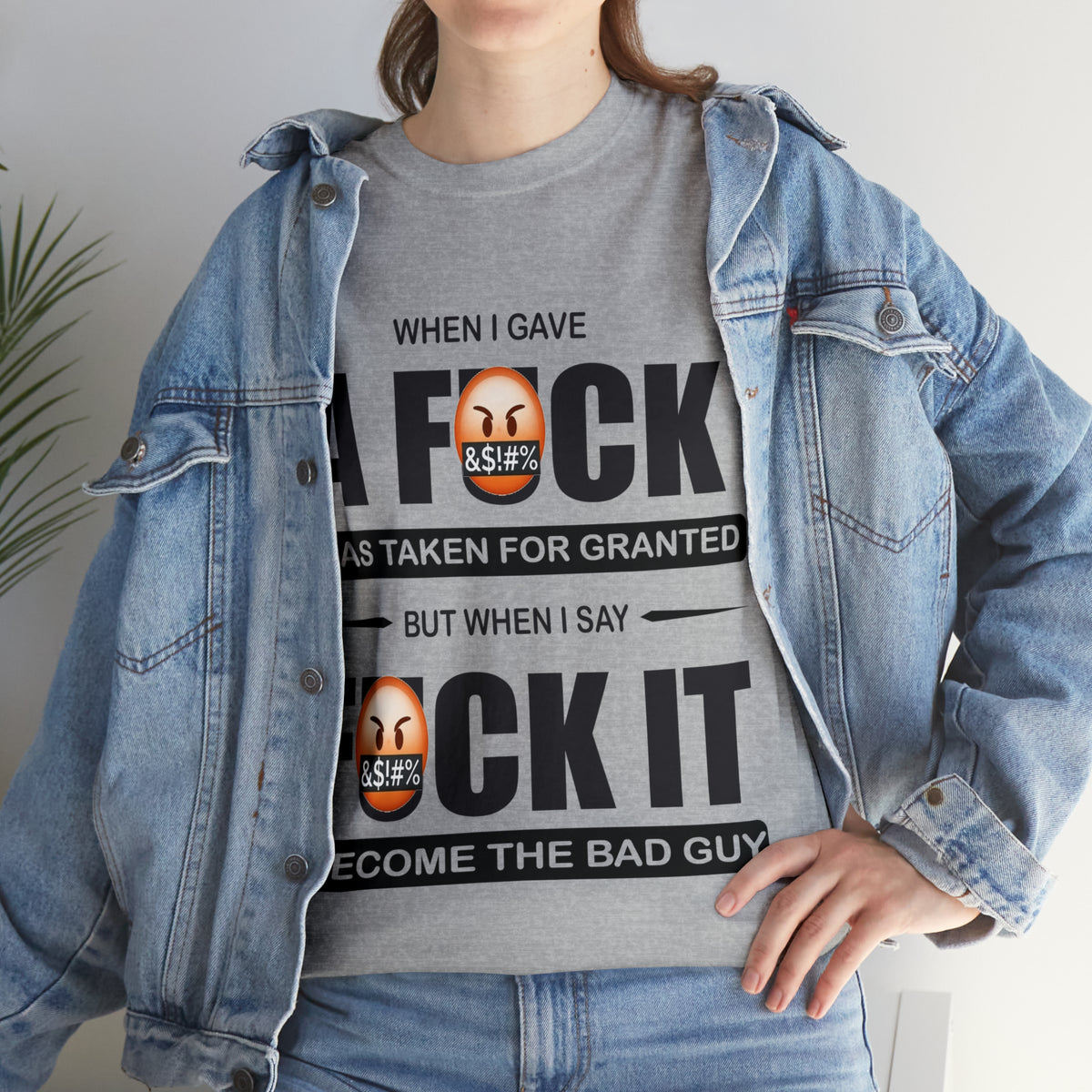 WHEN I GAVE A F***  - Funny Unisex Heavy Cotton Tee - AUS