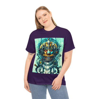CYBERPUNK STEAMPUNK AUTON - Airt on a Shirt  - Unisex Heavy Cotton Tee - AUS