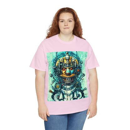 CYBERPUNK STEAMPUNK AUTON - Airt on a Shirt  - Unisex Heavy Cotton Tee - AUS