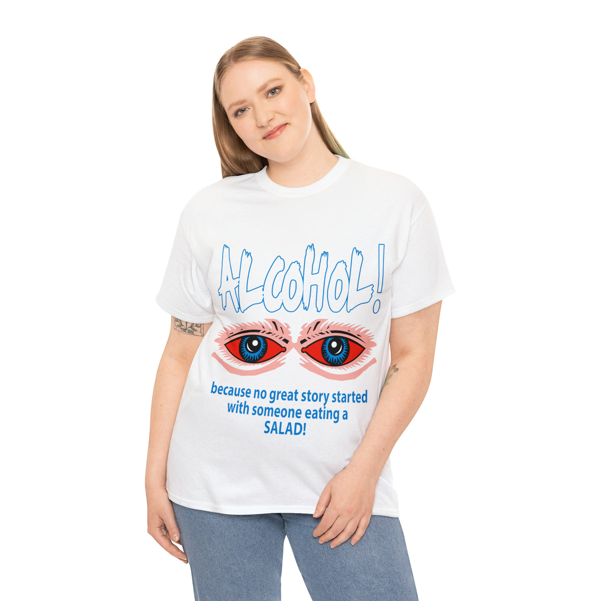 "ALC****" vs Salad - Funny Unisex Heavy Cotton Tee - AUS