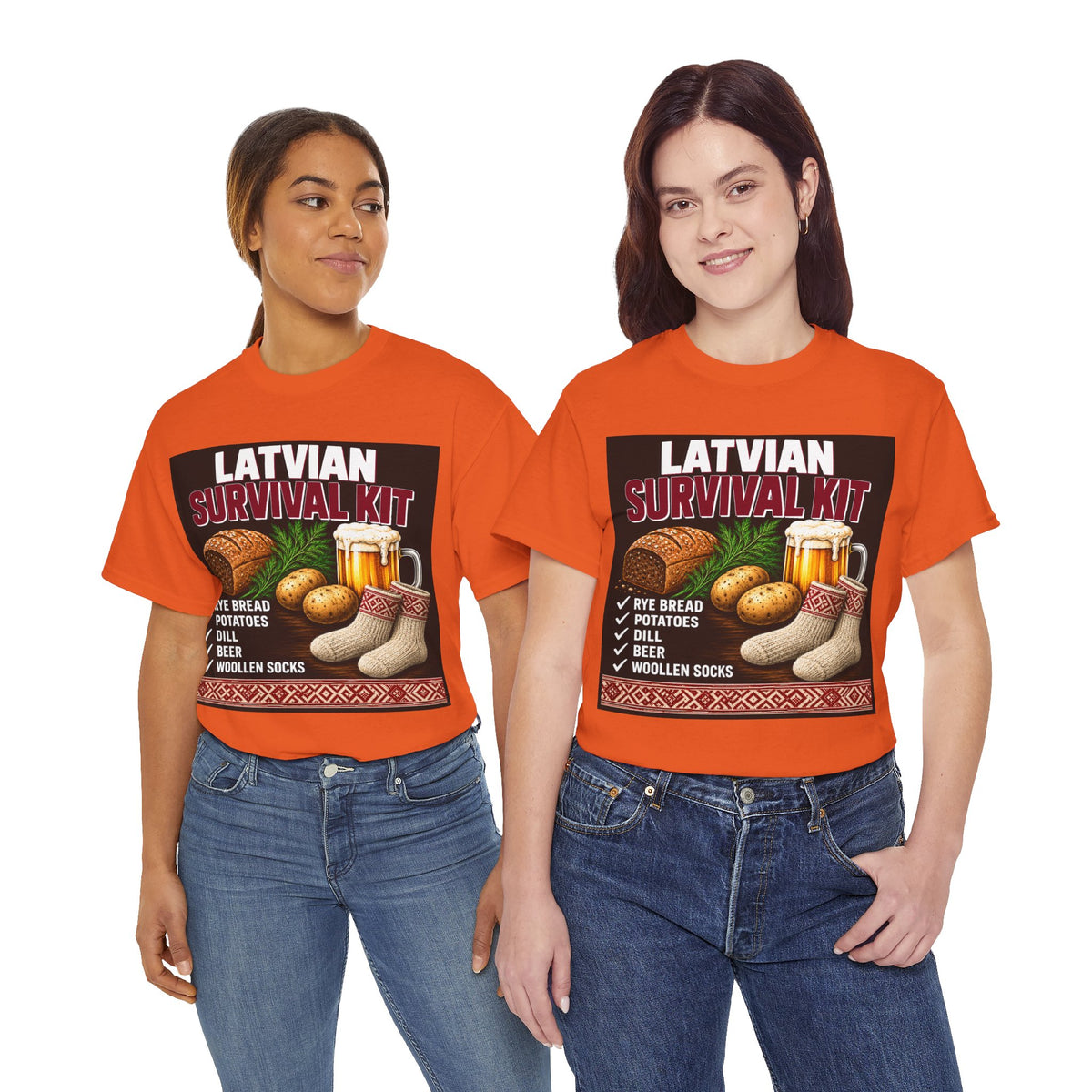 Latvian Survival Kit T-Shirt | Funny Latvian Gift | BalticAF