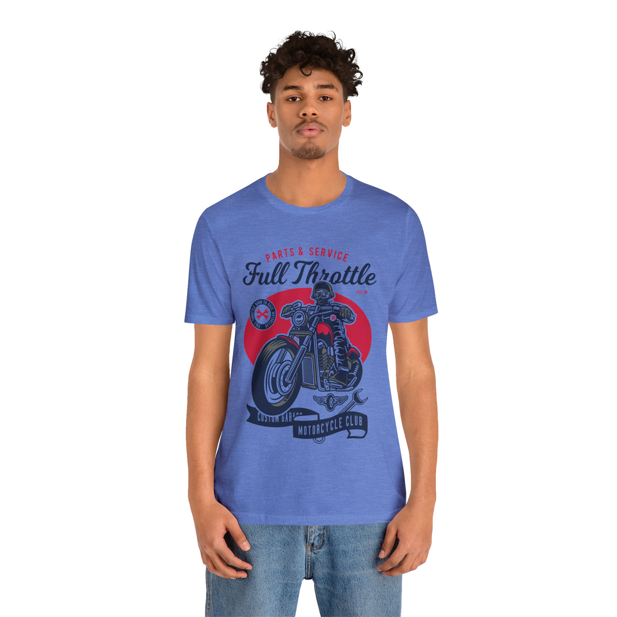 FULL THROTTLE Parts & Service - Unisex Jersey Short Sleeve Tee
