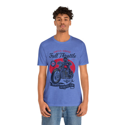 FULL THROTTLE Parts & Service - Unisex Jersey Short Sleeve Tee