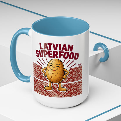 Latvian Superfood Mug | Funny Potato Gift | BalticAF