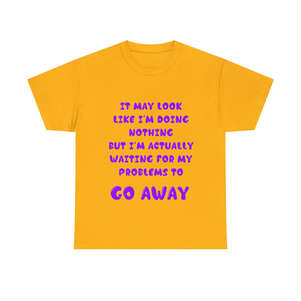 It May Look Like I'm Doing Nothing...  - Unisex Heavy Cotton Tee - AUS