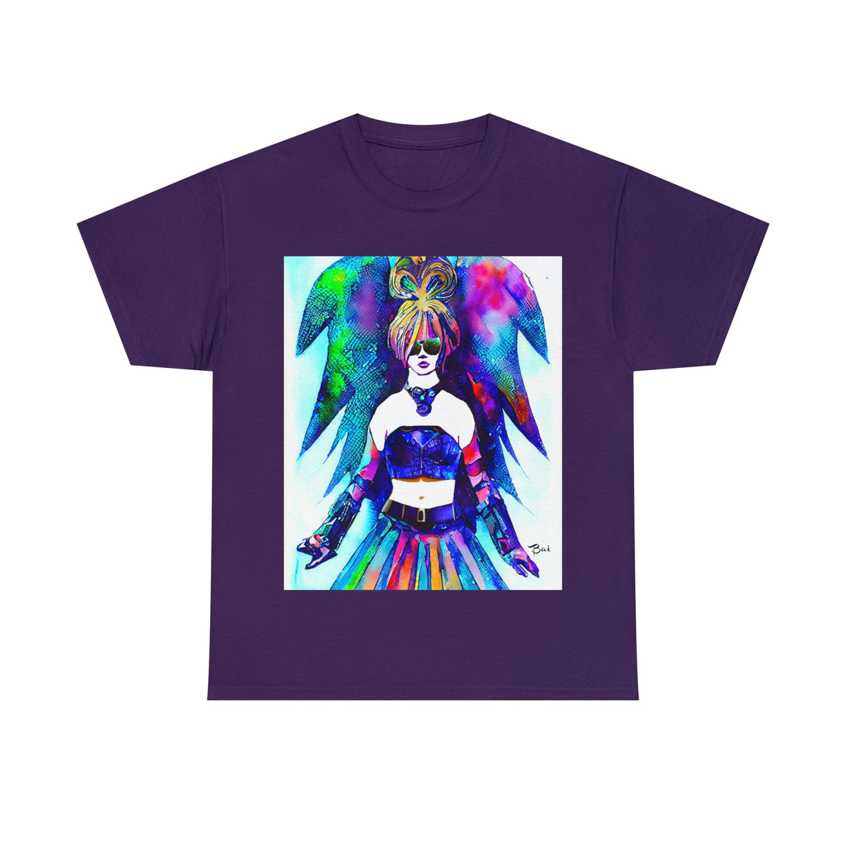 CYBER GIRL - Airt on a Shirt  - Unisex Heavy Cotton Tee - AUS