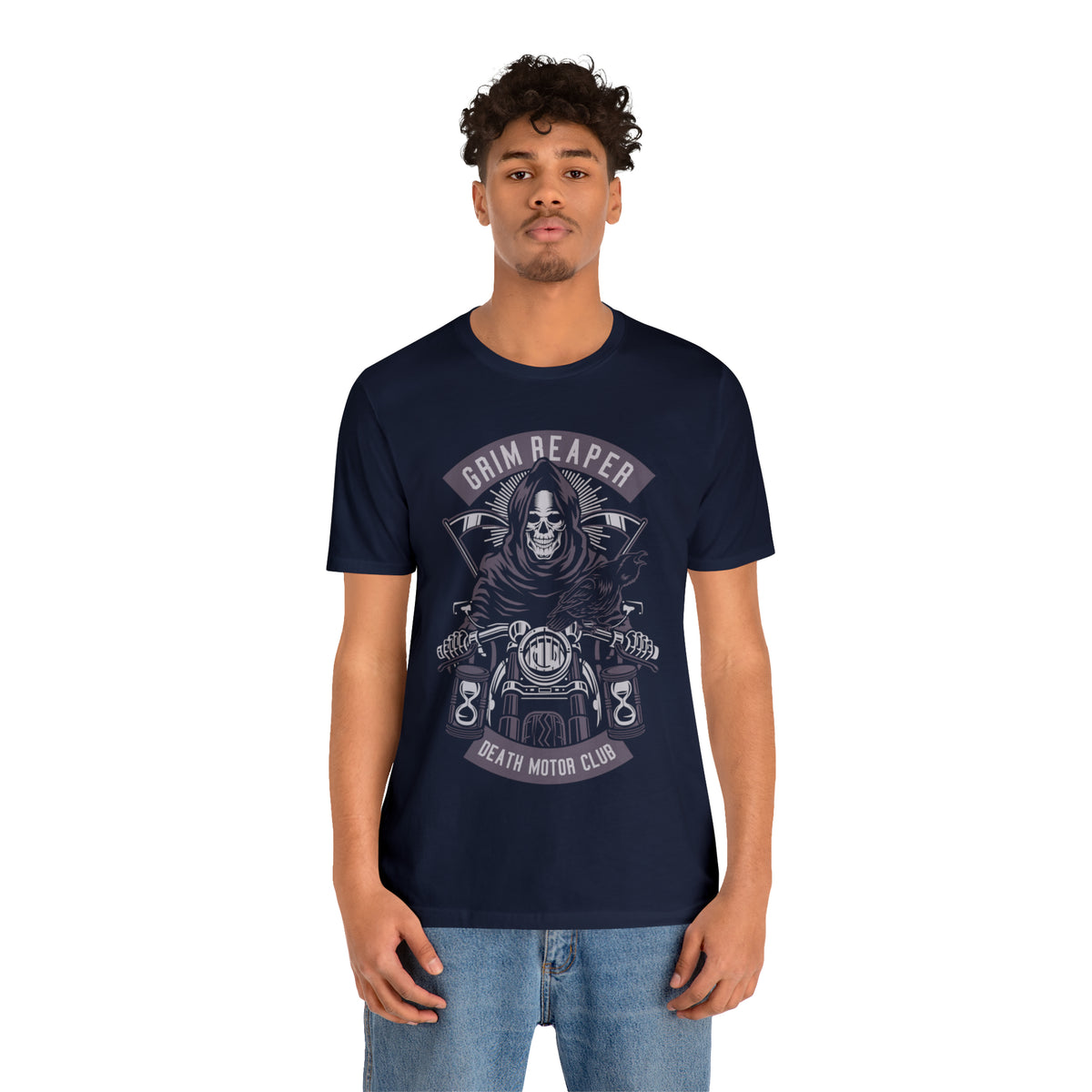 GRIM REAPER Moto Club - Unisex Jersey Short Sleeve Tee