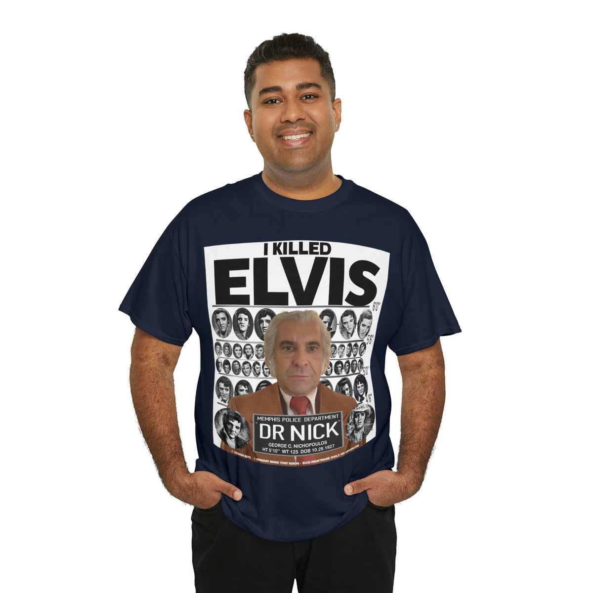 I KI**** ELVIS - Unisex Heavy Cotton Tee - USA