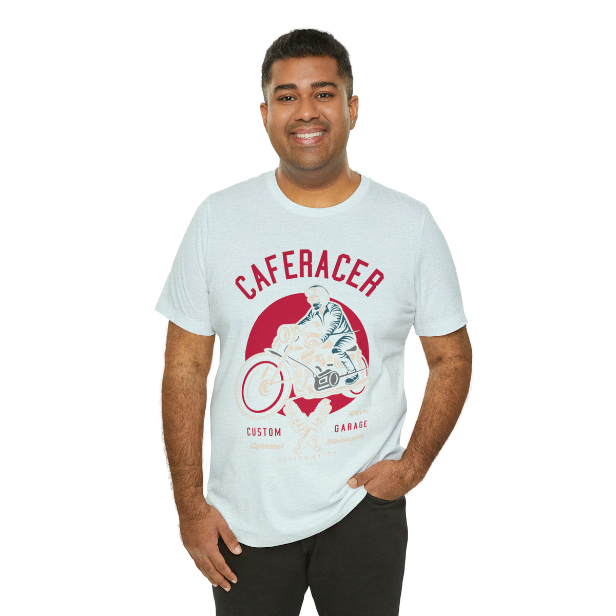 CAFE RACER Custom Garage - Unisex Jersey Short Sleeve Tee