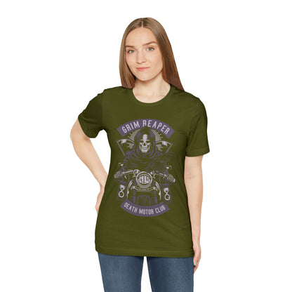 GRIM REAPER Moto Club - Unisex Jersey Short Sleeve Tee