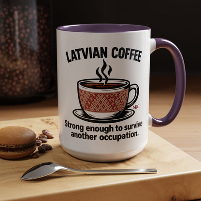 Latvian Coffee Mug | Funny Latvian Heritage Gift | BalticAF