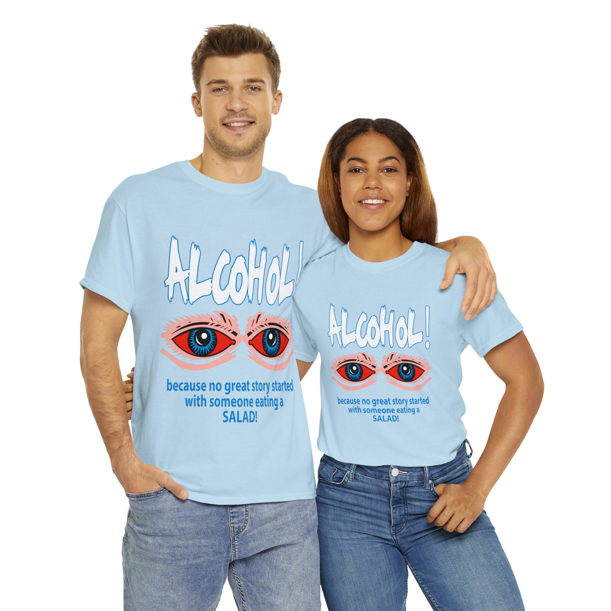 "ALC****" vs Salad - Funny Unisex Heavy Cotton Tee - AUS