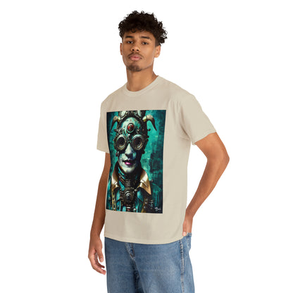 CYBER-STEAMPUNK LORD - Airt on a Shirt  - Unisex Heavy Cotton Tee - AUS