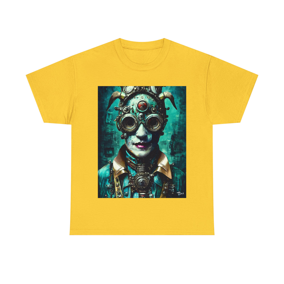 CYBER-STEAMPUNK LORD - Airt on a Shirt  - Unisex Heavy Cotton Tee - AUS