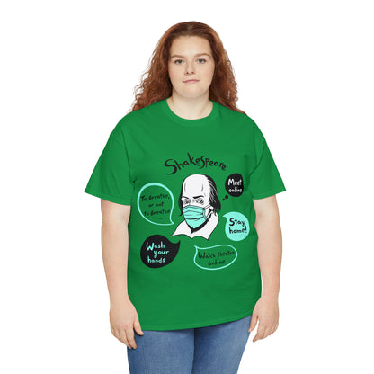COVID-19 SHAKESPEARE (light) - Unisex Heavy Cotton Tee
