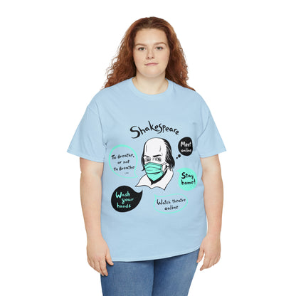 COVID-19 SHAKESPEARE (light) - Unisex Heavy Cotton Tee