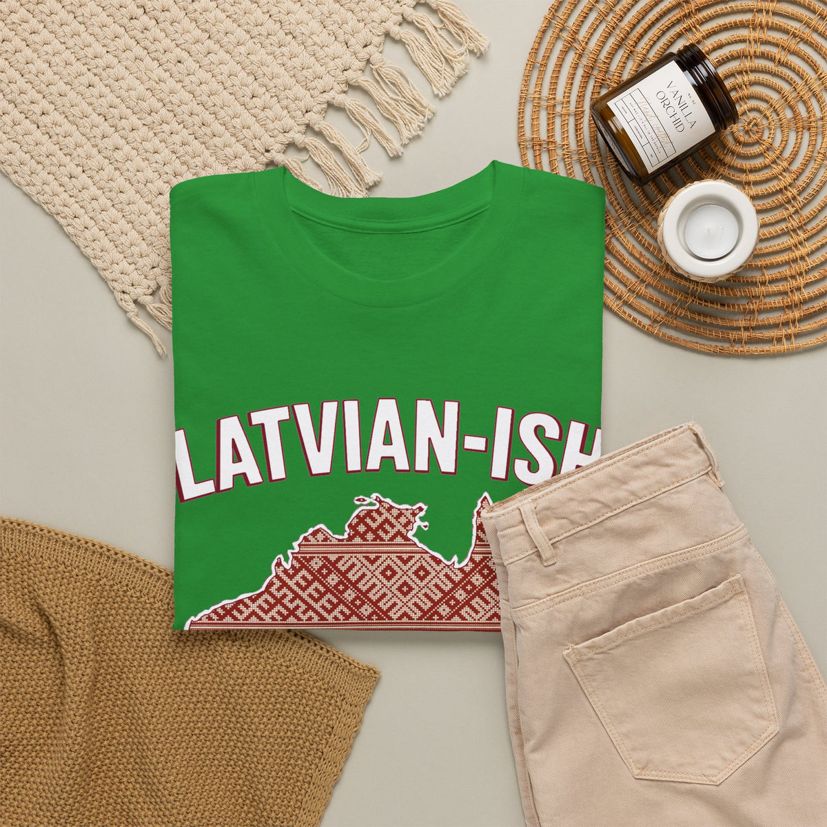 Latvian-ISH Australian T-Shirt | Funny Latvian Heritage Gift | BalticAF
