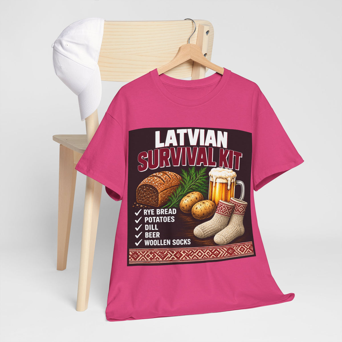 Latvian Survival Kit T-Shirt | Funny Latvian Gift | BalticAF
