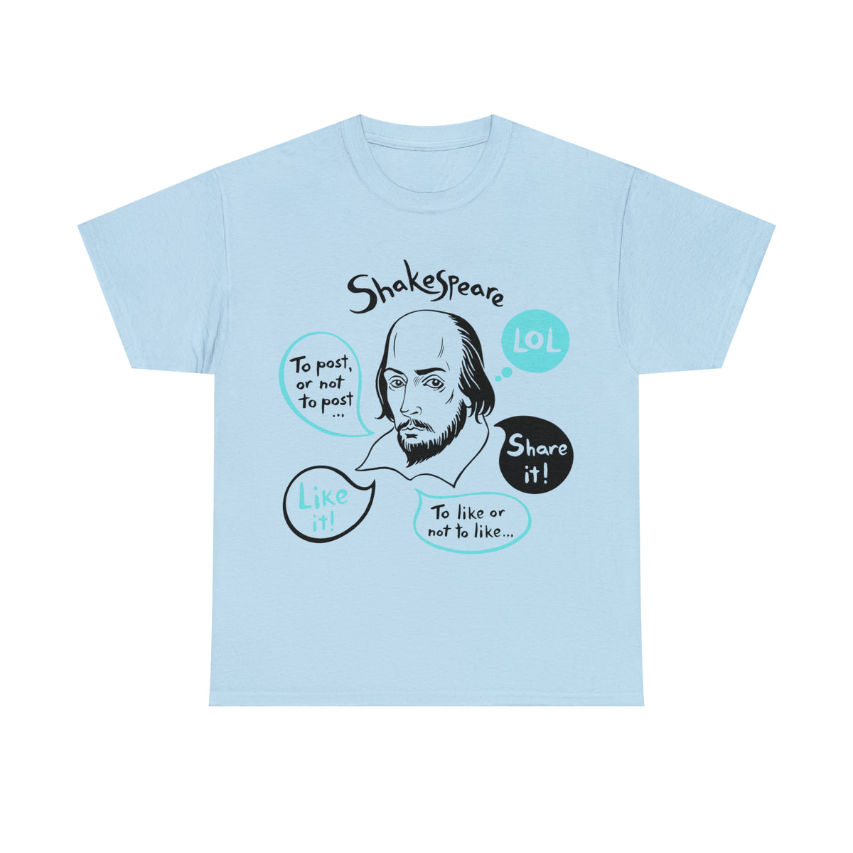 21st Century SHAKESPEARE  (light) - Unisex Heavy Cotton Tee