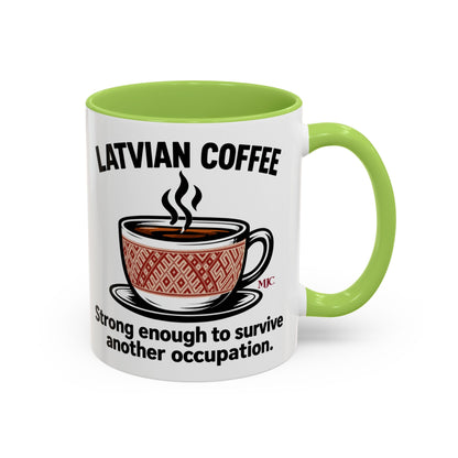 Latvian Coffee Mug | Funny Latvian Heritage Gift | BalticAF