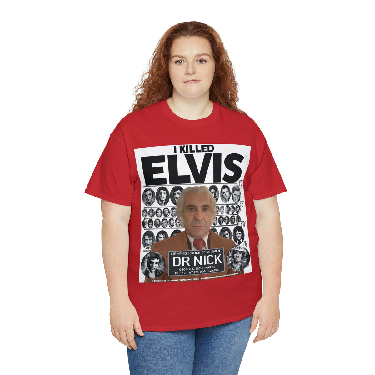 I KI**** ELVIS - Unisex Heavy Cotton Tee - USA