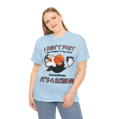 I DON'T FA*T - Funny Unisex Heavy Cotton Tee - USA