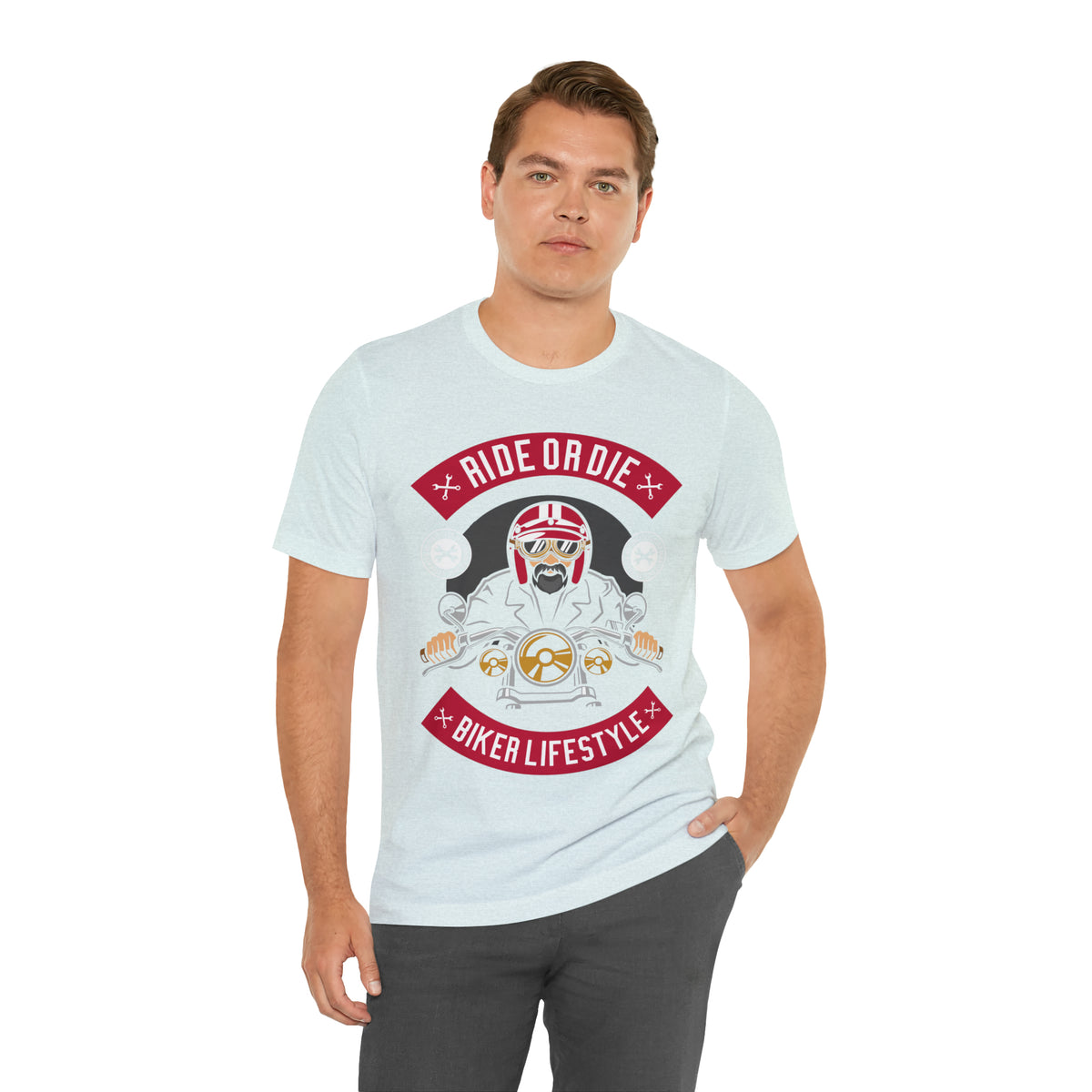 BIKER LIFESTYLE - Ride or Die - Unisex Jersey Short Sleeve Tee