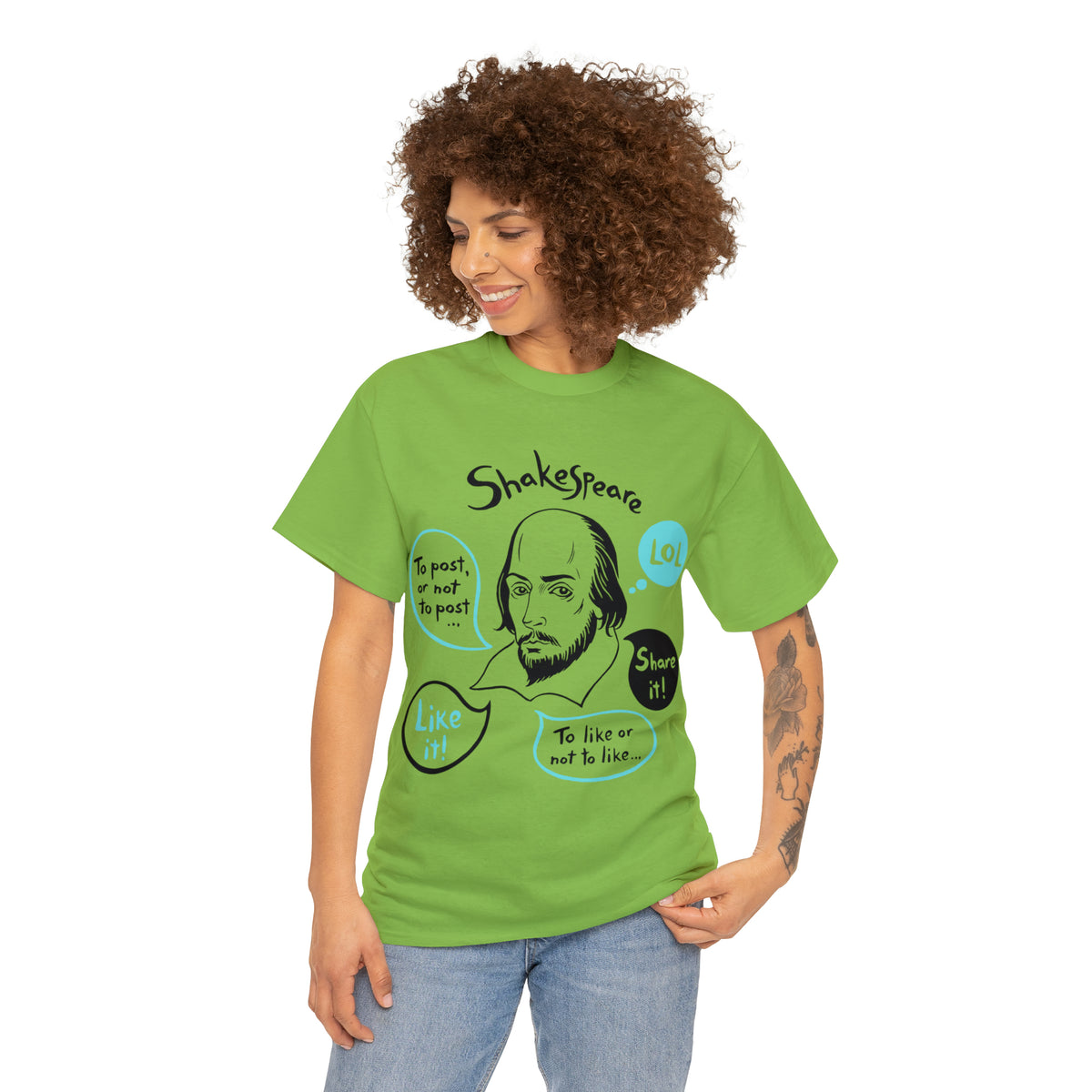 21st Century SHAKESPEARE  (light) - Unisex Heavy Cotton Tee