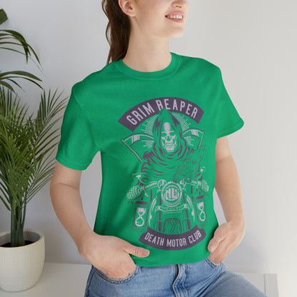 GRIM REAPER Moto Club - Unisex Jersey Short Sleeve Tee