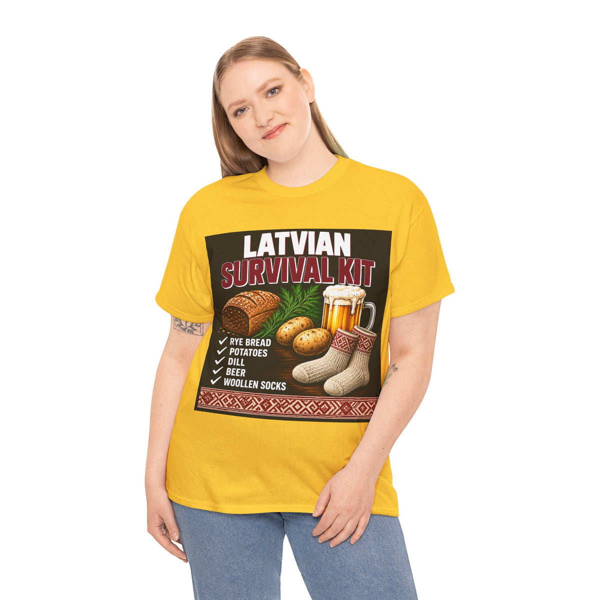 Latvian Survival Kit T-Shirt | Funny Latvian Gift | BalticAF