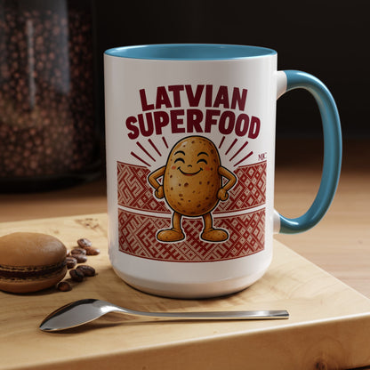 Latvian Superfood Mug | Funny Potato Gift | BalticAF