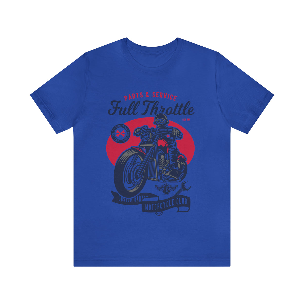 FULL THROTTLE Parts & Service - Unisex Jersey Short Sleeve Tee