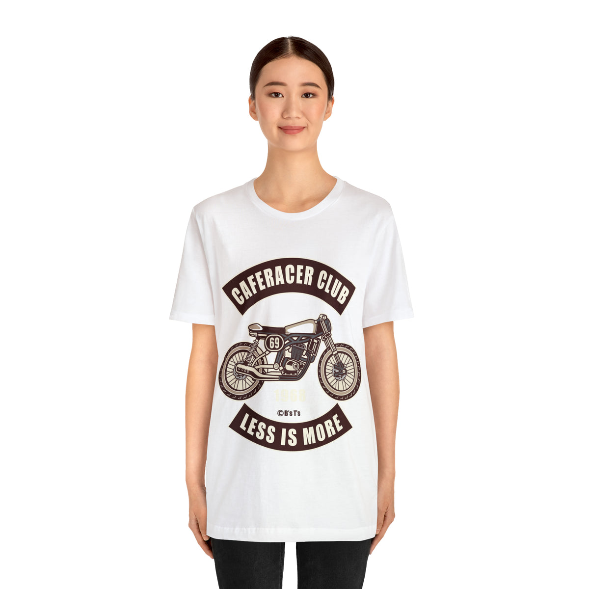 CAFE RACE CLUB Less is More - Unisex Jersey Short Sleeve Tee