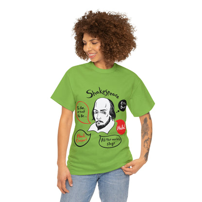 SHAKESPEARE (light) - Unisex Heavy Cotton Tee
