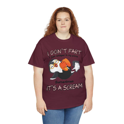 I DON'T FA*T - Funny Unisex Heavy Cotton Tee - USA