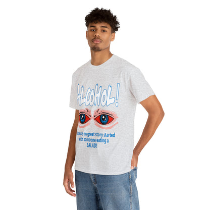 "ALC****" vs Salad - Funny Unisex Heavy Cotton Tee - AUS