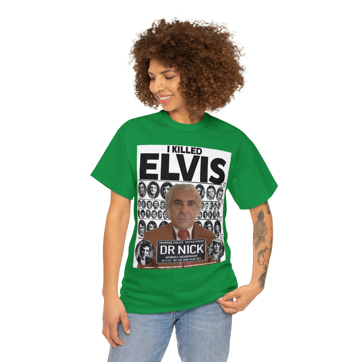 I KI**** ELVIS - Unisex Heavy Cotton Tee - USA