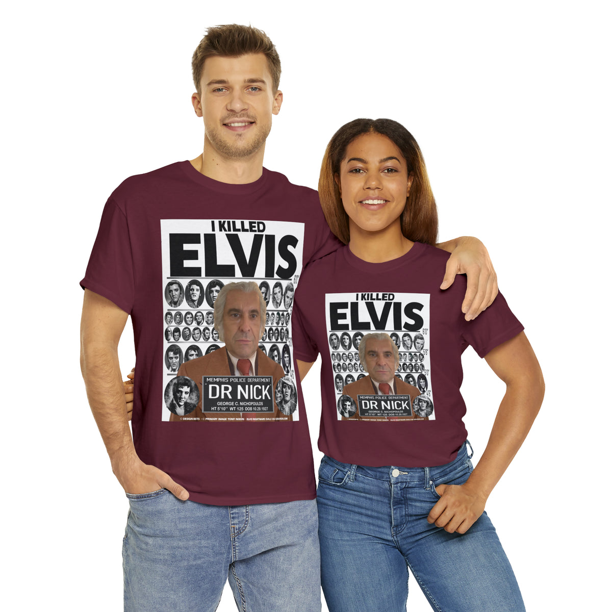 I KI**** ELVIS - Unisex Heavy Cotton Tee - USA