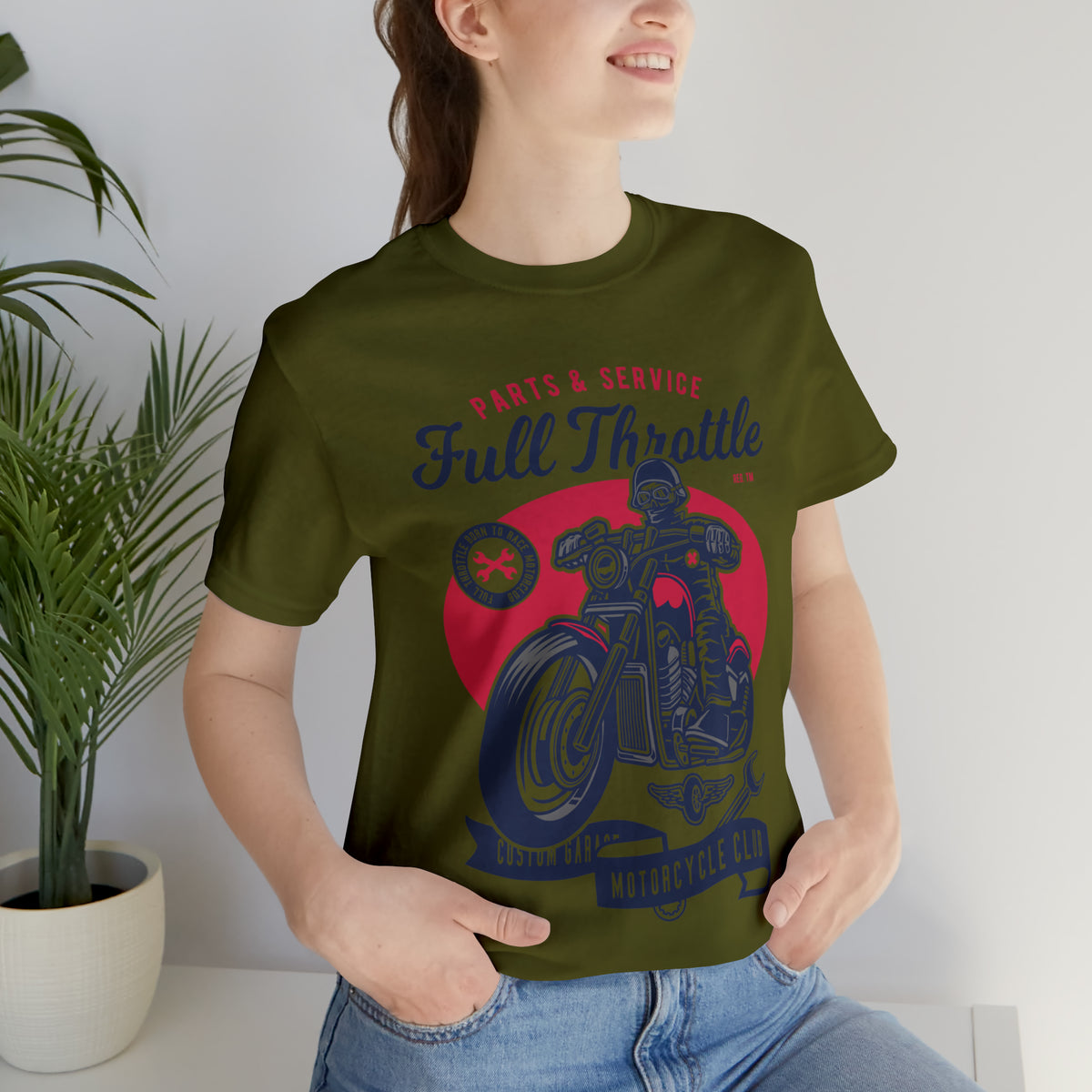 FULL THROTTLE Parts & Service - Unisex Jersey Short Sleeve Tee