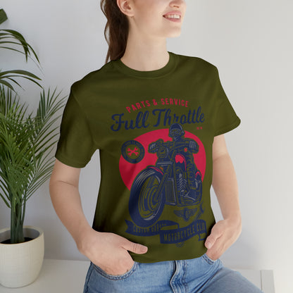 FULL THROTTLE Parts & Service - Unisex Jersey Short Sleeve Tee