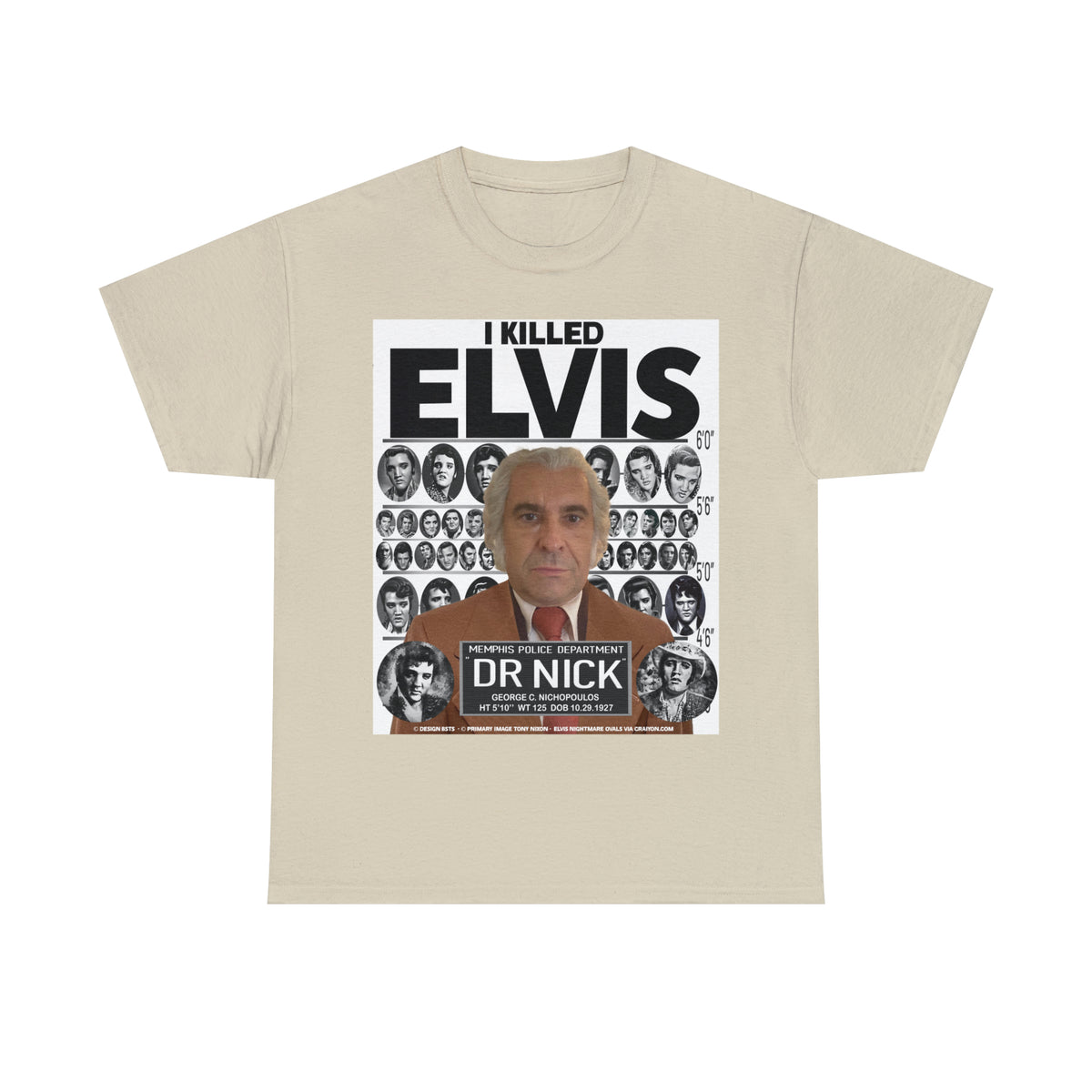 I KI**** ELVIS - Unisex Heavy Cotton Tee - USA