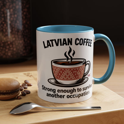 Latvian Coffee Mug | Funny Latvian Heritage Gift | BalticAF