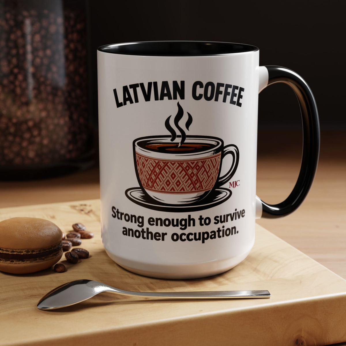 Latvian Coffee Mug | Funny Latvian Heritage Gift | BalticAF