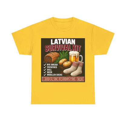 Latvian Survival Kit T-Shirt | Funny Latvian Gift | BalticAF