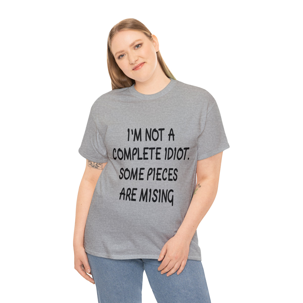 I'M NOT A COMPLETE ID*** - Unisex Heavy Cotton Tee - AUS