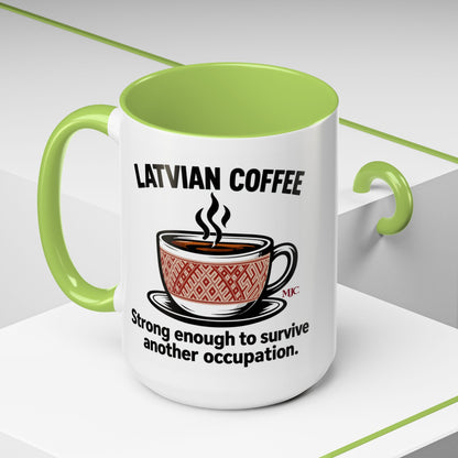 Latvian Coffee Mug | Funny Latvian Heritage Gift | BalticAF