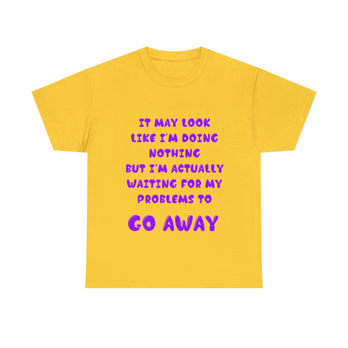 It May Look Like I'm Doing Nothing...  - Unisex Heavy Cotton Tee - AUS