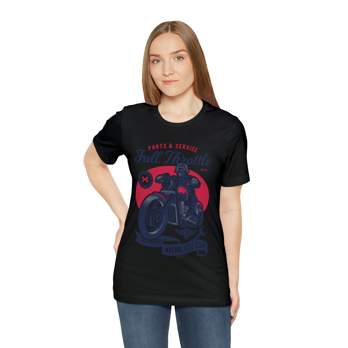 FULL THROTTLE Parts & Service - Unisex Jersey Short Sleeve Tee