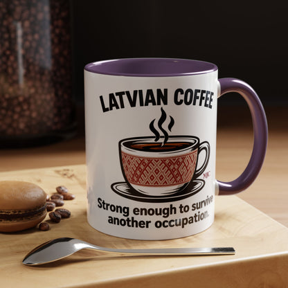 Latvian Coffee Mug | Funny Latvian Heritage Gift | BalticAF
